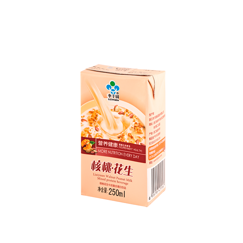 核桃花生牛奶復合蛋白飲品，單瓶凈含量250ml